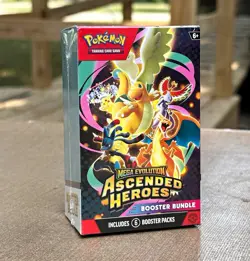 Pokemon TCG Mega Evolution Ascended Heroes Booster Bundle 6 Packs 60 Cards ENG - Image 1