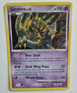 Giratina 10/127 Platinum Holo Holo Rare 100 HP ENG 2009 Pokemon TCG Card - Image 1
