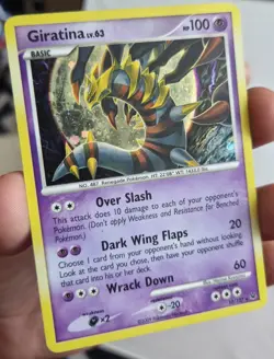 Giratina 10/127 Platinum Holo Holo Rare 100 HP ENG 2009 Pokemon TCG Card - Image 3