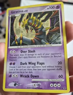 Giratina 10/127 Platinum Holo Holo Rare 100 HP ENG 2009 Pokemon TCG Card - Image 4