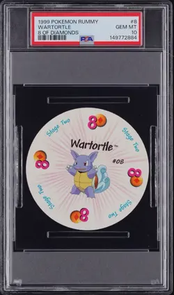 Charmander Charmeleon Wartortle Pokemon Playing Card Poker Rummy WOTC PSA 10 - Image 4