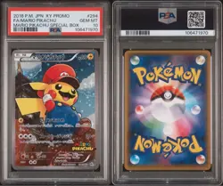 [PSA10] Mario Pikachu PROMO (294/xy-P) Pokemon Card JAPAN - Image 5