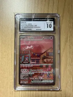 CGC 10 Mew ex 053 Black Star Promo 2023 151 UPC SVP Pokemon Card TCG - Image 1