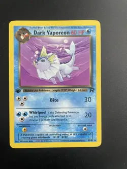 Dark Vaporeon | 45/82 | 1st Edition | Team Rocket | Uncommon | Pokemon Card | NM - Image 1