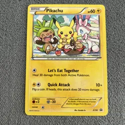 Pikachu XY95 Holo XY Promo NM Pokemon Card - Image 1