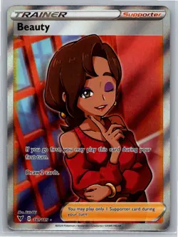 Beauty 181/185 Full Art Trainer Vivid Voltage Pokemon Card NM/Mint - Image 1