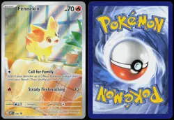 Fennekin 080 Holo Promo ME: Mega Evolution Promo Pokemon Card Near Mint - Image 3
