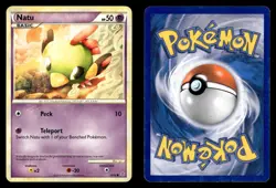 Natu 55/95 Common HGSS Unleashed Pokemon Card - Image 1