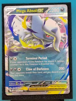 Mega Absol EX, 86/132, Mega Evolutions, Holo Rare, NM - Image 1