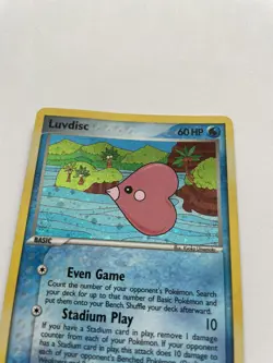 Luvdisc 7/100 EX Crystal Guardians Pokemon Card Holo - Image 2