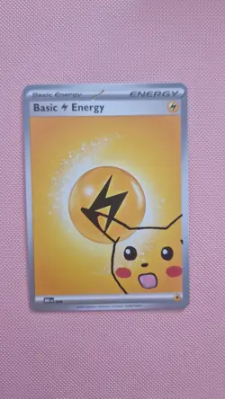 Pokemon Basic Lightning Energy Shocked Pikachu Custom Art - Image 1