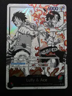 Luffy & Ace (Parallel) ST30-001 Starter Deck EX: Luffy & Ace Foil - Image 1