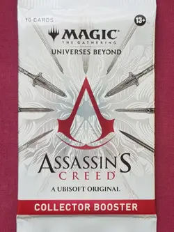 Magic The Gathering ASSASSIN'S CREED New Sealed COLLECTOR Booster Pack MTG - Image 1