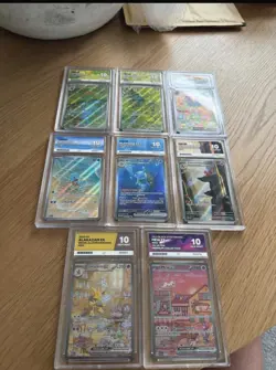 Pokemon TCG 8-Card Lot 151 ACE 10s - Image 1
