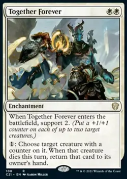 MTG Magic the Gathering Together Forever (108/445) Commander 2021 NM - Image 1