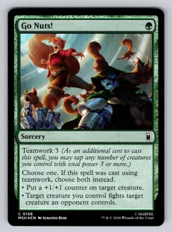 Go Nuts! 168 Common Marvel Super Heroes Magic: The Gathering Foil Near Mint - Image 1