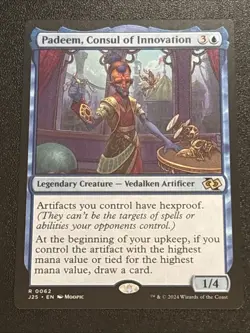 MTG Foundations Jumpstart Padeem, Consul of Innovation (Anime) 0062 Rare - Image 1