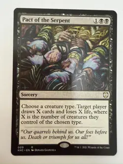 Pact of the Serpent [Commander: Kaldheim - 9] NM - Image 1