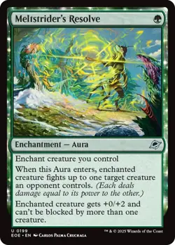 Meltstrider's Resolve [EOE - 199] Foil Uncommon Near Mint (Magic The Gathering) - Image 1