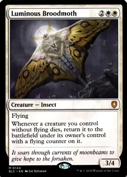 Luminous Broodmoth M Commander: Bloomburrow 144 NM - Image 1