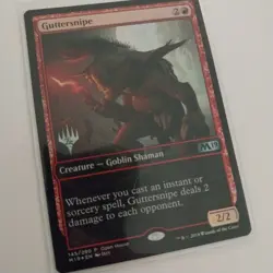 MTG Magic The Gathering Guttersnipe Foil Promo Goblin Red Commander - Image 1