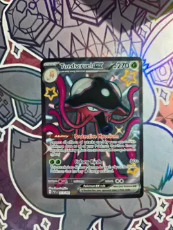 Toedscruel ex 213/091 Shiny Ultra Rare Paldean Fates Pokemon Holo Near Mint - Image 1