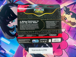 Pokemon TCG Paldean Fates Tech Sticker Collection Maschiff New Sealed - Image 2