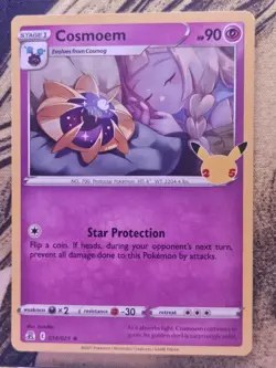 Cosmoem 014/025 Rare Celebrations Pokemon Holo Near Mint - Image 1