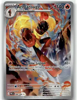 Armarouge 086/084 Illustration Rare Pitch Black Pokemon Holo Near Mint - Image 1