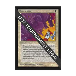 WOTC MtG International Ed. Blaze of Glory (R) NM - Image 1