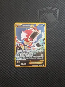 Pokemon TCG Gyarados EX 123/122 Breakpoint Secret Rare Full Art Holo EX - Image 1