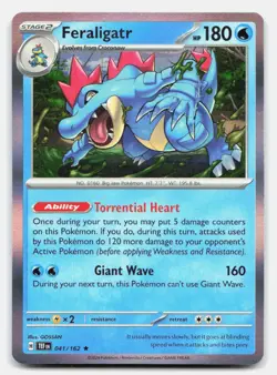 Feraligatr 41/162 Rare Deck Exclusives Pokemon NM - Image 1