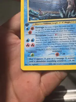 Pokemon Neo Revelation 1st Edition Shining Gyarados Holo - Image 4