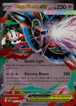 Mega Floette ex 035/086 Double Rare ME04: Chaos Rising Pokemon NM - Image 1