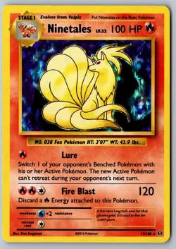 Pokemon: Ninetales Holo Rare XY - Evolutions 15/108 LP/MP - Image 1