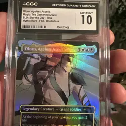 Oloro, Ageless Ascetic Rainbow Foil Secret Lair MTG Mythic Foil CGC 10 Pop 1 🔥 - Image 5