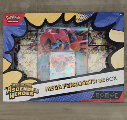 Pokemon TCG Mega Evolution Ascended Heroes Mega Feraligatr ex Box Promo Booster - Image 1