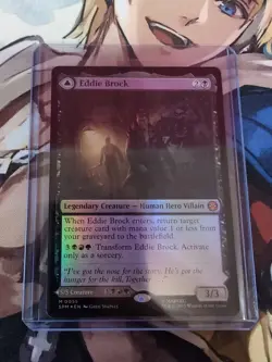 MTG - Eddie Brock Venom, Lethal Protector - Regular Foil - Marvel's Spiderman - Image 1