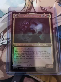 MTG - Eddie Brock Venom, Lethal Protector - Regular Foil - Marvel's Spiderman - Image 2