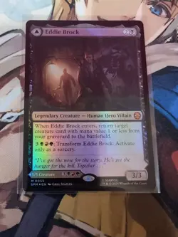 MTG - Eddie Brock Venom, Lethal Protector - Regular Foil - Marvel's Spiderman - Image 3