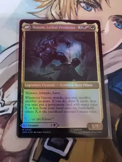 MTG - Eddie Brock Venom, Lethal Protector - Regular Foil - Marvel's Spiderman - Image 4