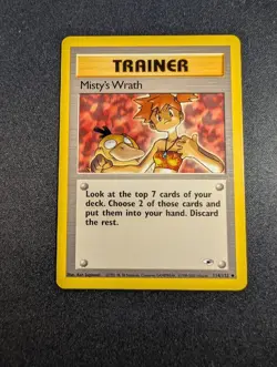 Misty's Wrath Gym Heroes Uncommon Trainer LP+ 114/132 Pokemon - Image 1