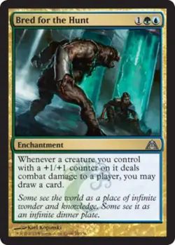 Bred for the Hunt -Foil Light Play MTG Dragon's Maze - Image 1