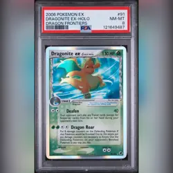Pokemon TCG - Dragonite ex holo 91/101 EX Dragon Frontiers 2006 PSA 8 - Image 1