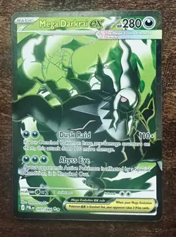 Mega Darkrai EX 101/084 - FULL ART HOLO - Pitch Black - Pokemon - Image 1