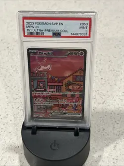 2023 Pokemon Mew EX Promo 53 Scarlet and Violet 151 PSA 9 - Image 1