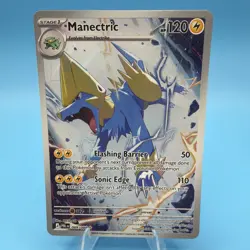 Pokemon Pitch Black Manectric Illustration Rare Pokemon 89/84 - Image 1