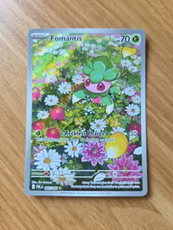 Fomantis 085/084 Pokemon TCG Pitch Black Illustration Rare English - NM - Image 1