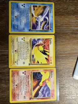 Pokemon Legendary Birds UK Movie Promo Set: Articuno, Zapdos, & Moltres - Image 1