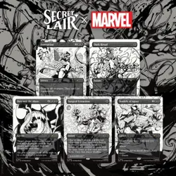 Foil VENOM UNLEASHED (Inks) Marvel's Spider-Man Secret Lair Drop SLD MTG PRESALE - Image 1
